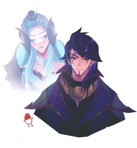 Алуна ЛОЛ арт