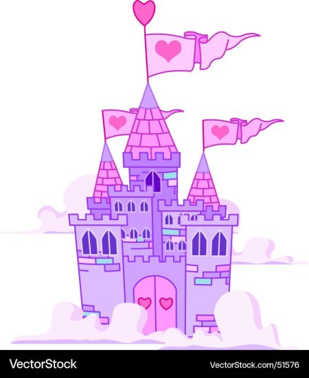 Розовый замок