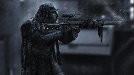 Киберпанк Солджерс снайпер