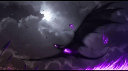 Фиолетовый дракон виверна