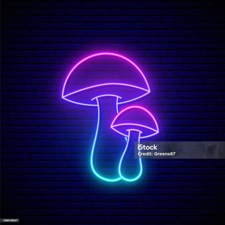 Неоновые грибы