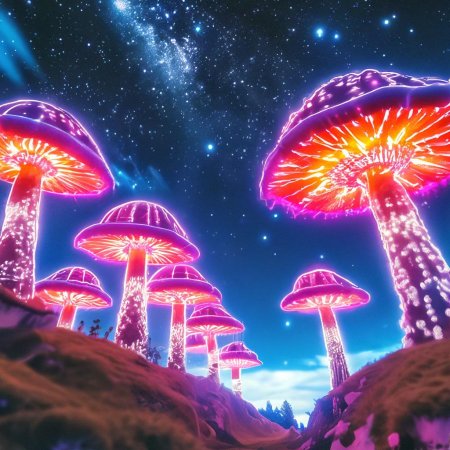 Неоновые грибы