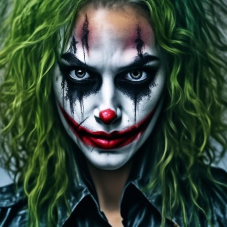 Макияж джокер