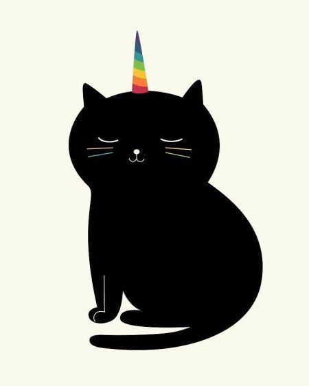 Кот Единорог