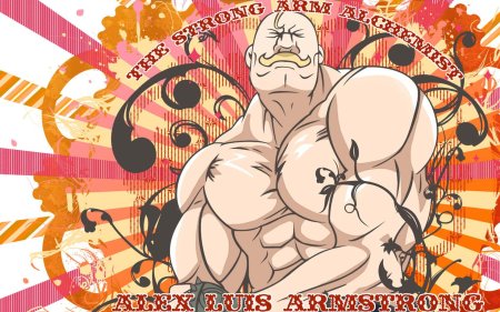 Стальной алхимик Алекс Луис Армстронг