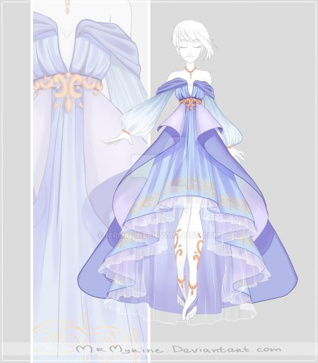 Аниме платье принцессы референс