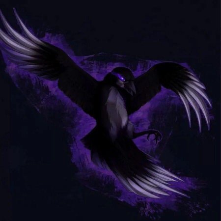Фиолетовый ворон