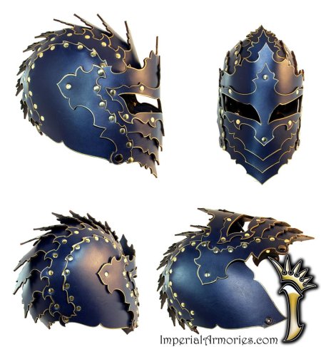 Драконий чешуйчатый шлем