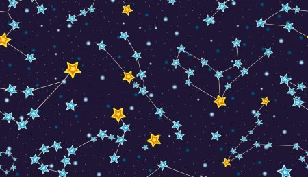 Звездное небо мультяшное