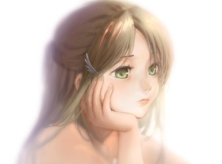 Девушка арт