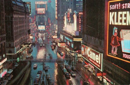 Нью Йорк Таймс сквер 1950