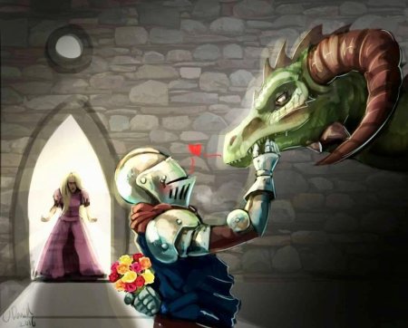 Принцесса рыцарь и дракон игра