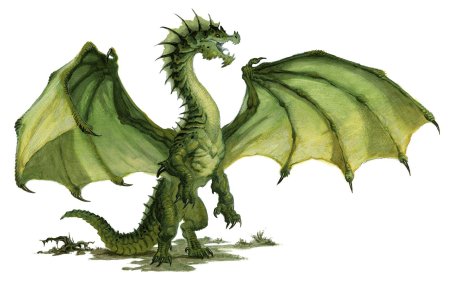 Зеленый дракон ДНД