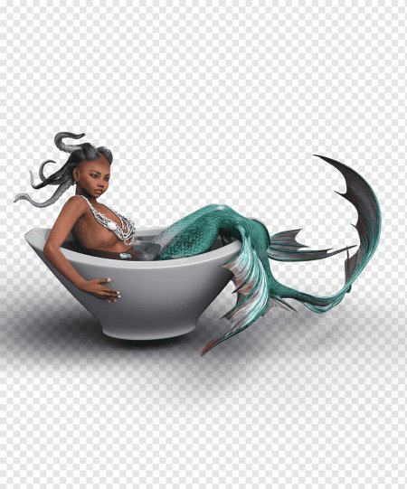 Русалка в ванной