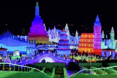 Ледяной фестиваль в Харбине