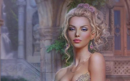 Блондинка арт