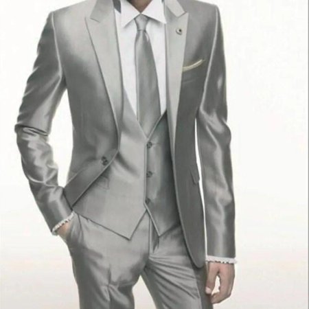 Серебряный костюм