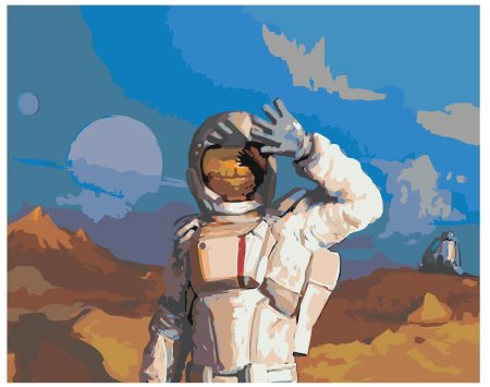 Космонавт на Марсе