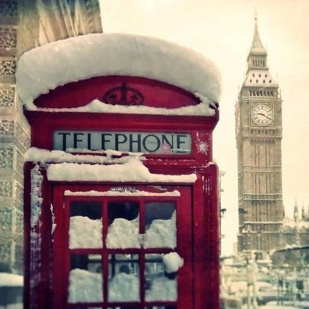 Биг Бен зима