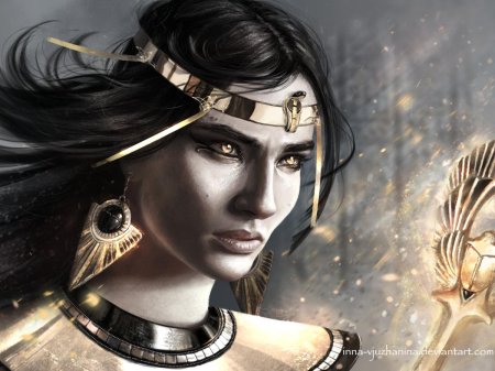 Изида богиня Египта фэнтези