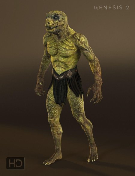 Рептилоид арт фэнтези