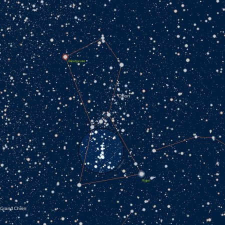 Пояс Ореон Созвездие