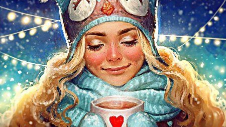 Зимние аватарки