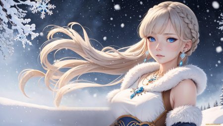 Аниме новый год обои