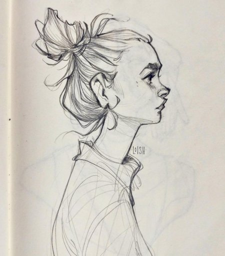 Наброски карандашом