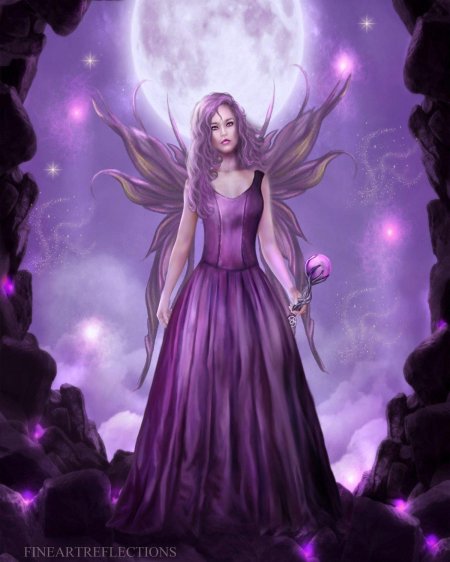 Фиолетовая Фея Геншин