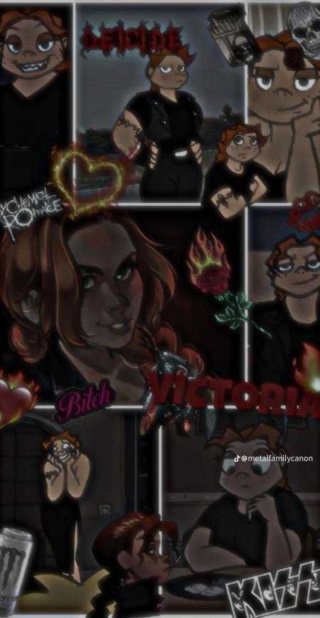 Стикеры виктория метал фэмили