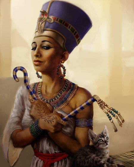 Богиня Египта Нефертити