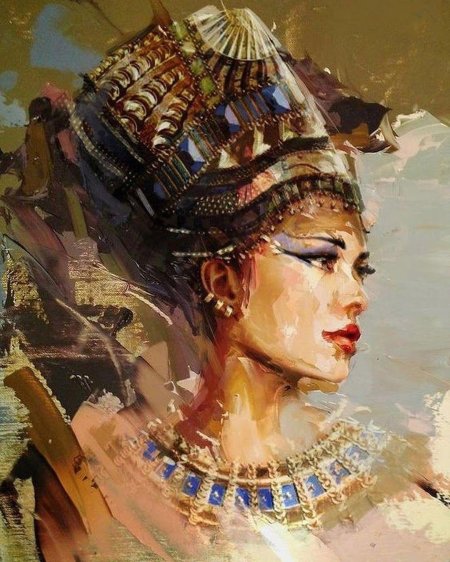 Царица Египта Нефертити арт