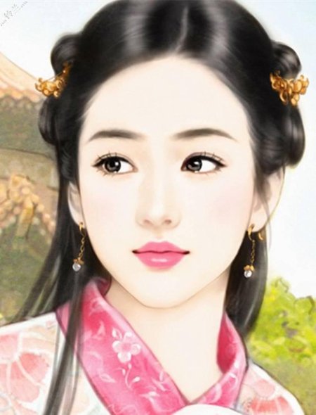 Азиатское лицо арт