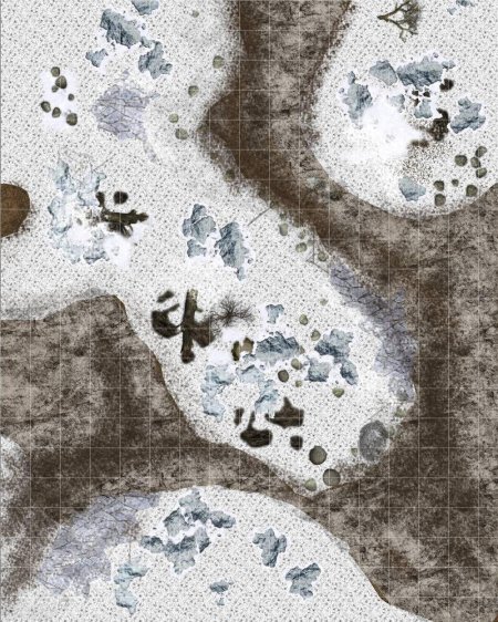 ДНД зимний Battle Map