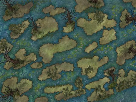 ДНД карта болото