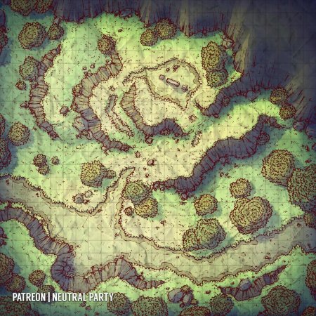 ДНД карта лес