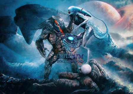 Прометей инженер против хищника