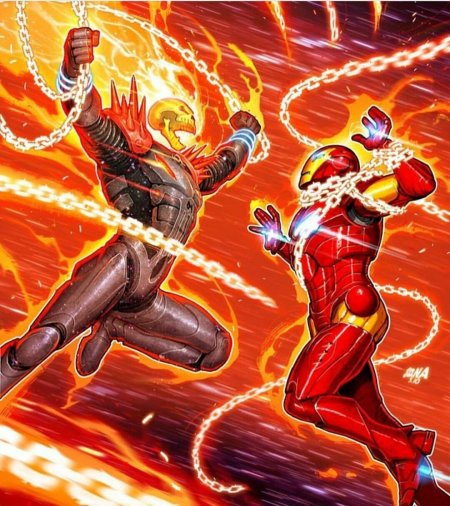 Призрачный гонщик Марвел