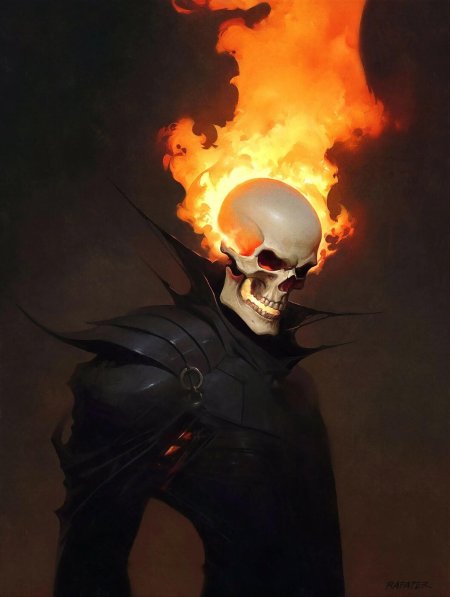 Призрачный гонщик Марвел