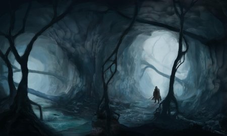 Темный лес арт