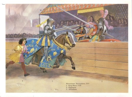 Рыцарский турнир в средневековье