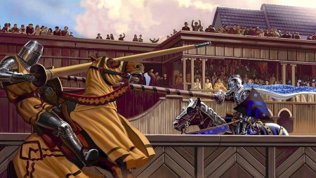 Рыцарский турнир в средневековье