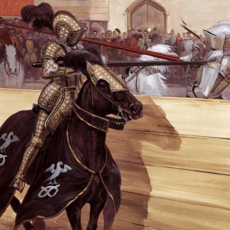 Рыцарский турнир в средневековье