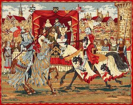 Рыцарские турниры в средние века