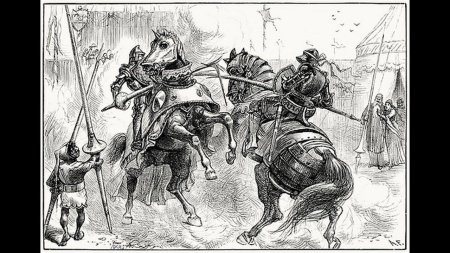 Айвенго Рыцарский турнир иллюстрации