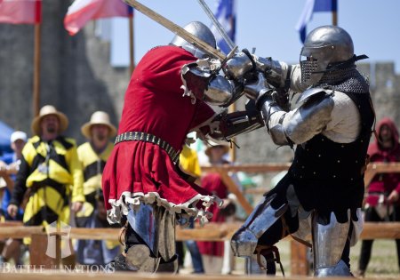 Рыцарский турнир в средневековье