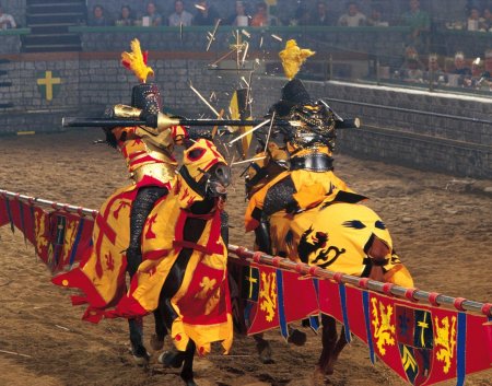 Рыцарский турнир в средневековье