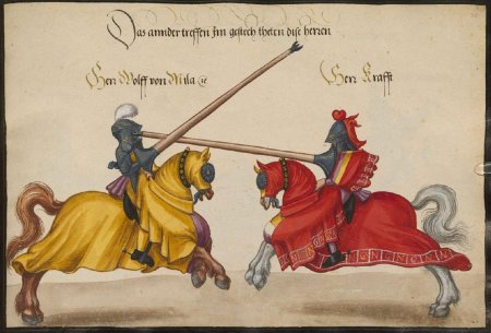 Рыцарский турнир в средневековье