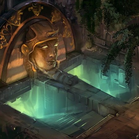 Храм Египет фэнтези арт